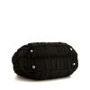 Prada Gaufre shoulder bag in black quilted canvas and black leather - Detail D5 thumbnail
