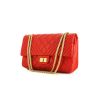 Bolso de mano Chanel 2.55 en cuero acolchado rojo - 00pp thumbnail