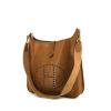 Borsa a tracolla Hermes Evelyne in pelle Barenia marrone - 00pp thumbnail