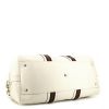 Gucci travel bag in white empreinte monogram leather - Detail D5 thumbnail