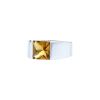 Cartier Tank medium model ring in white gold and citrine - 00pp thumbnail