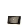 Saint Laurent Kate shoulder bag in black patent leather - 00pp thumbnail