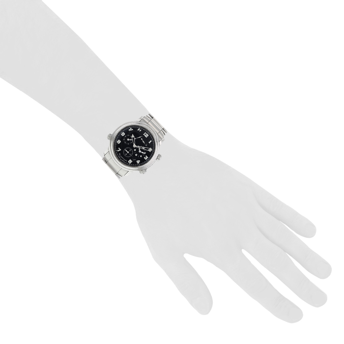 Blancpain Leman Gmt Alarm watch in stainless steel Ref:  2041 Circa  2013