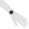 Blancpain Leman Gmt Alarm watch in stainless steel Ref:  2041 Circa  2013 - Detail D2 thumbnail