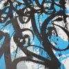 JonOne, "Blue drips", lithograph in colors on paper, signed, numbered, dated and framed, of 2014 - Detail D4 thumbnail