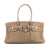 Hermes Birkin Shoulder handbag in etoupe togo leather - 360 thumbnail