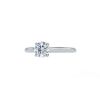 Cartier 1895 solitaire ring in platinium and diamond - 00pp thumbnail