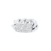 Flexible Dior Gourmette large model ring in white gold and diamonds - 00pp thumbnail