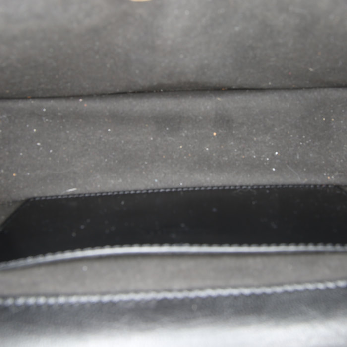 Sac bandoulière Givenchy Infinity en cuir lisse noir - Detail D2