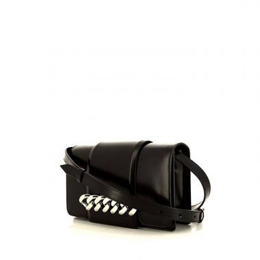 Borsa a tracolla Givenchy Infinity in pelle liscia nera