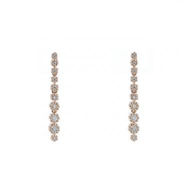 Pendientes H. Stern My Collection en oro rosa y diamantes