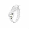 Hermès Galop medium model ring in silver - Detail D1 thumbnail