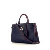Bolso de mano Louis Vuitton Twist en cuero Epi azul y rojo - 00pp thumbnail