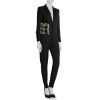 Borsa Dior Lady Dior modello medio in tela nera e bianca motivo pied de poule - Detail D2 thumbnail