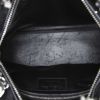 Dior Lady Dior medium model handbag in black and white canvas - Detail D3 thumbnail