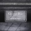 Sac à main Dior Lady Dior moyen modèle en toile noire et blanche - Detail D4 thumbnail