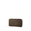 Louis Vuitton Zippy wallet in brown monogram canvas - 00pp thumbnail