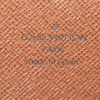 Portafogli Louis Vuitton Zippy in tela monogram cerata marrone - Detail D3 thumbnail