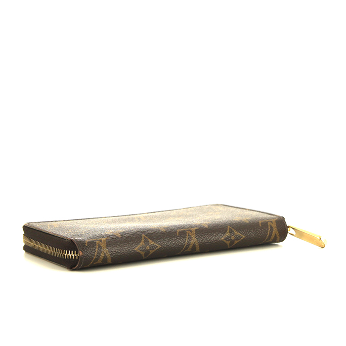 Louis Vuitton Zippy wallet in brown monogram canvas - Detail D4