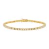 Bracelet ligne en or jaune et diamants (1,85 carat) - 00pp thumbnail