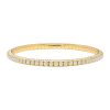 Half-flexible bracelet in yellow gold and diamonds (2,77 carats) - 00pp thumbnail