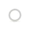 Half-flexible wedding ring in white gold and diamonds (1,19 carat) - Detail D2 thumbnail
