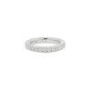 Half-flexible wedding ring in white gold and diamonds (1,23 carat) - 00pp thumbnail