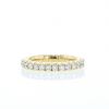 Half-flexible wedding ring in yellow gold and diamonds (1,21 carat) - 360 thumbnail