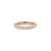 Half-flexible    ring in pink gold and diamonds - 00pp thumbnail