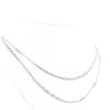 Long necklace in white gold and diamonds (3,14 carats) - Detail D1 thumbnail