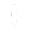 Long necklace in yellow gold and diamonds (3,14 carats) - 360 thumbnail