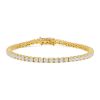 Bracelet in yellow gold and diamonds (5.13 carats) - 00pp thumbnail