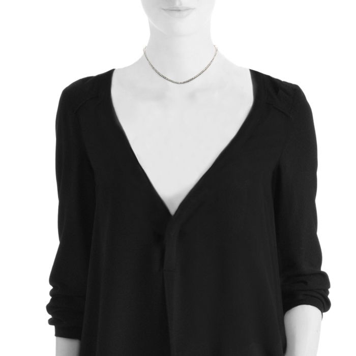 Collier en or blanc et diamants (5,69 carats) - Detail D3