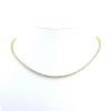 Necklace in yellow gold and diamonds (5,50 carats) - 360 thumbnail