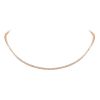 Necklace in pink gold and diamonds (5,50 carats) - 00pp thumbnail