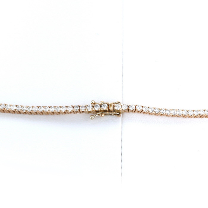 Necklace in pink gold and diamonds (5,50 carats) - Detail D3