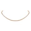 Necklace in pink gold and diamonds (5.90 cts.) - 00pp thumbnail