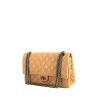 Chanel 2.55 handbag in brown quilted leather - 00pp thumbnail