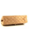 Bolso de mano Chanel 2.55 en cuero acolchado marrón - Detail D5 thumbnail