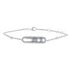 Messika Baby Move bracelet in white gold and diamonds - 00pp thumbnail