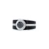Mauboussin L'Œuvre Noire ring in white gold,  lacquer and diamonds - 00pp thumbnail