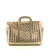 Louis Vuitton Jelly shopping bag in golden brown patent leather - 360 thumbnail