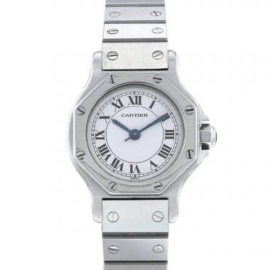 Reloj Cartier Santos Ronde de acero Ref :  0906 Circa  1990