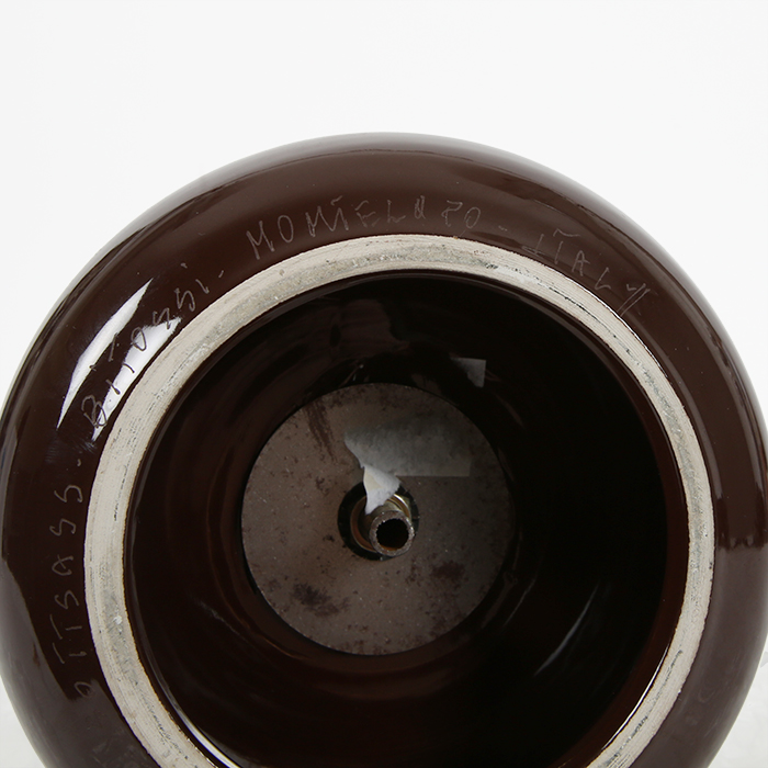 Ettore Sottsass, Totem #3 from the "Flavia" series, in polychrome enamelled ceramic, Bitossi edition, signed and numbered, 1964/96 - Detail D3