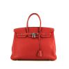 Hermes Birkin 35 cm handbag in red togo leather - 360 thumbnail