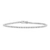 Bracelet ligne en or blanc et diamants (2,95 carats) - 00pp thumbnail