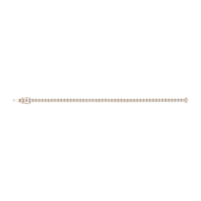 Brazalete en oro rosa y diamantes (5,13 cts.)