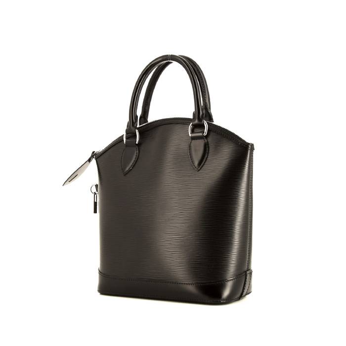 Bolso Louis Vuitton Lockit modelo pequeño en cuero Monogram negro