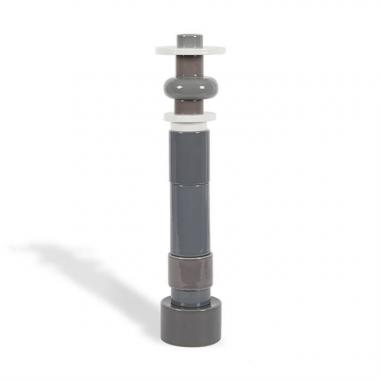 Ettore Sottsass, Totem #2 de la série "Flavia", en céramique émaillée polychrome, édition Bitossi, signé et numéroté, 1964/96