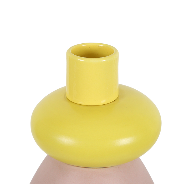 Ettore Sottsass, Totem "Burma", in polychrome enamelled ceramic, edition EAD for Modernariato gallery, signed and numbered, around the 2000's - Detail D2